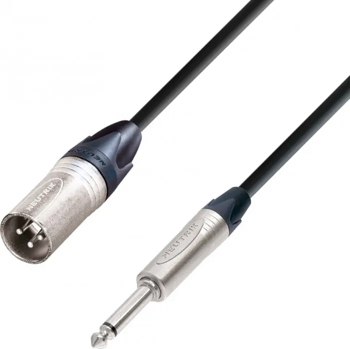 Adam Hall Cables K5 MMP 1000 Mikrofonkabel Neutrik XLR male auf 6,3 mm Kli Nur Für Kurze Zeit