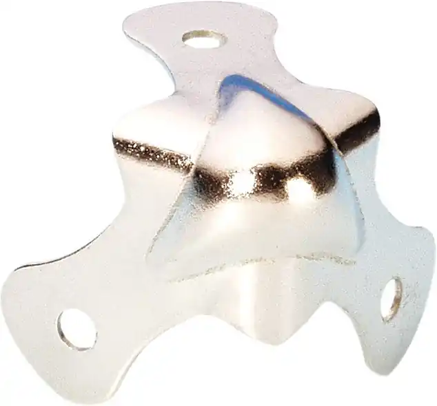 Adam Hall Hardware 4030 Kugelecke dreischenklig vernickelt Zertifiziert