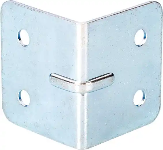 Adam Hall Hardware 40403 L-Ecke 40 x 34 für 35 mm Kantenschutz Markenprodukt