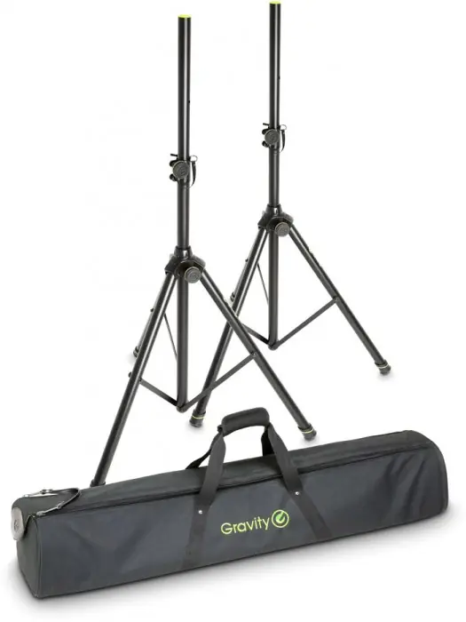 Knallerangebot Gravity SS 5212 B SET 1 Boxenständer Set 2 Boxenständer Stahl mit Tasche