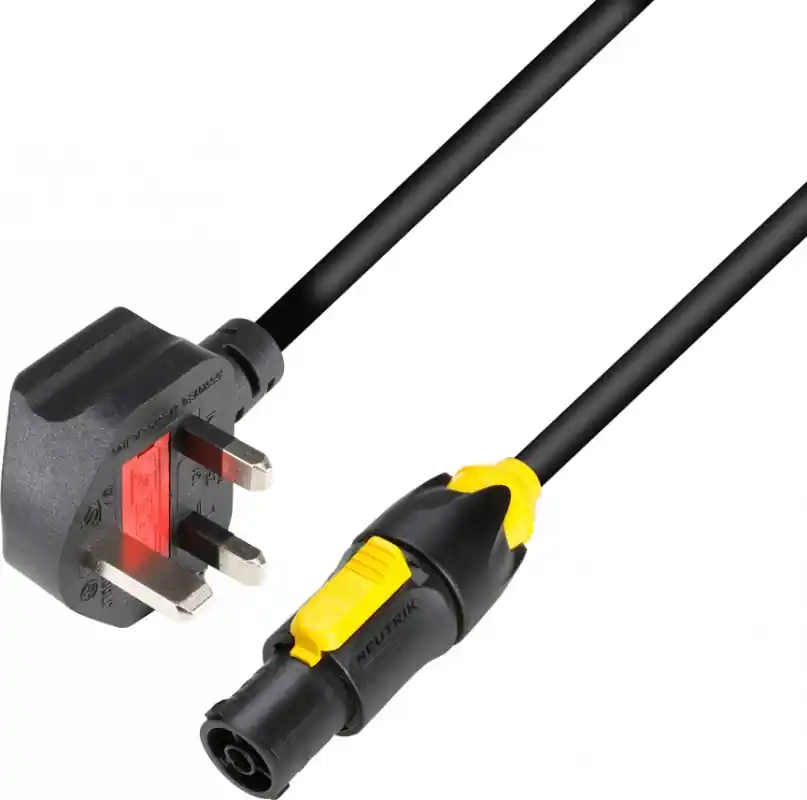 Online Kaufen Adam Hall Cables 8101 TCON 0150 GB Netzkabel BS1363/A Powercon True1 1,5mm