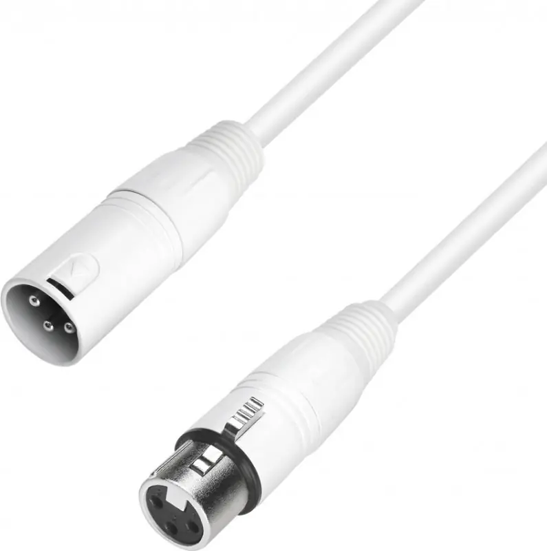 Solange Der Vorrat Reicht Adam Hall Cables K4 MMF 0250 SNOW Mikrofonkabel XLR male auf XLR female 2