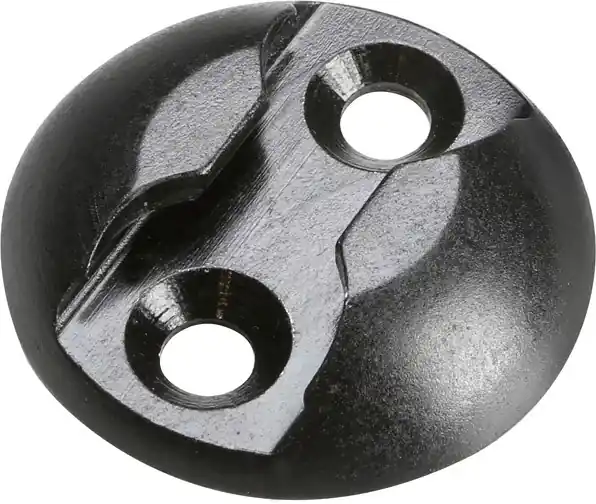Adam Hall Hardware 5725 B Ösenbefestigungsscheibe. Alu-Zurrpunkt, Schwarz Nur Für Kurze Zeit