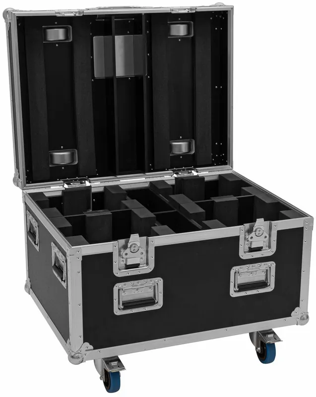 Neu ROADINGER Flightcase 4x LED TMH-X4