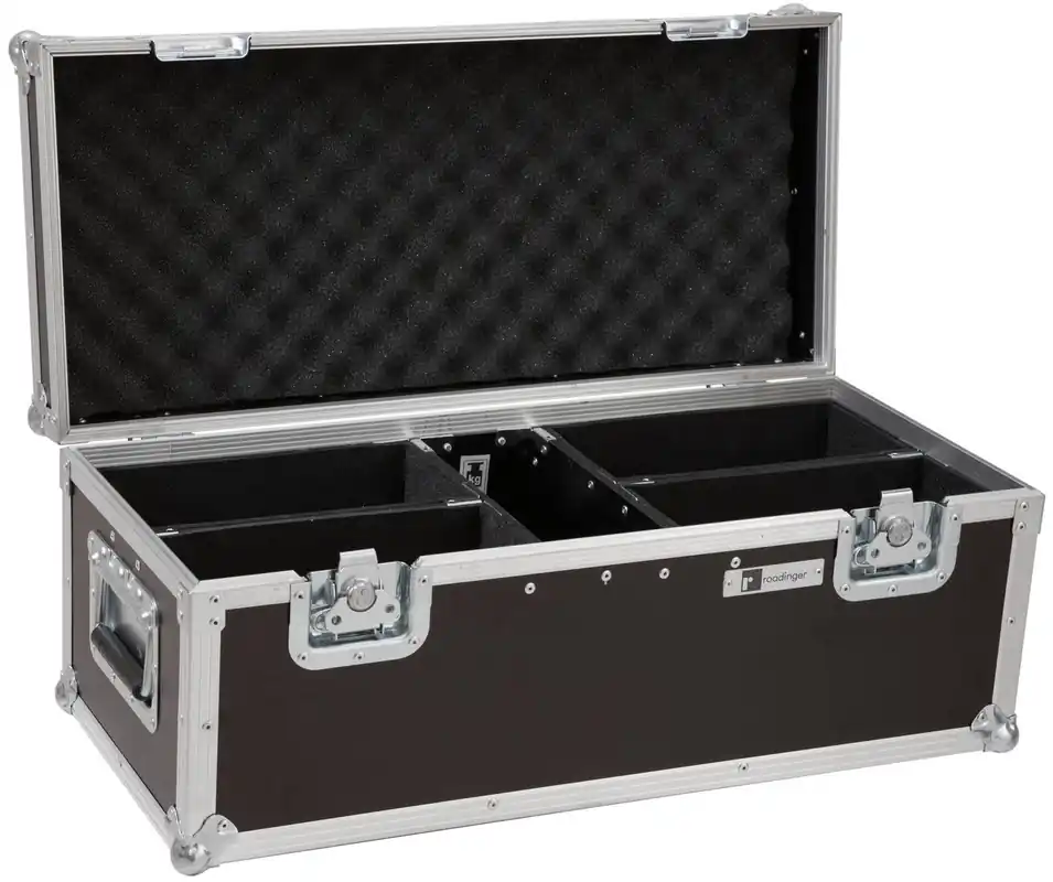 ROADINGER Flightcase 4 x LED CBB-2 COB RGB Leiste Highlight