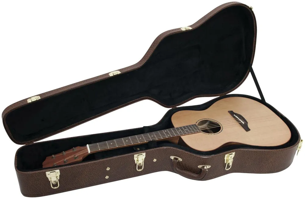 DIMAVERY Form-Case Western-Gitarre, braun Direkt Vom Hersteller