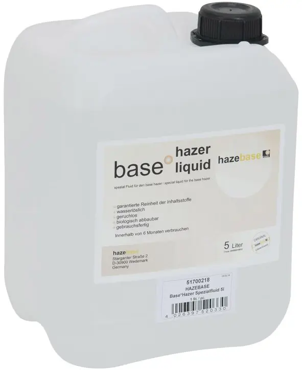 Abverkauf HAZEBASE Base*Hazer Spezialfluid 5l Kanister
