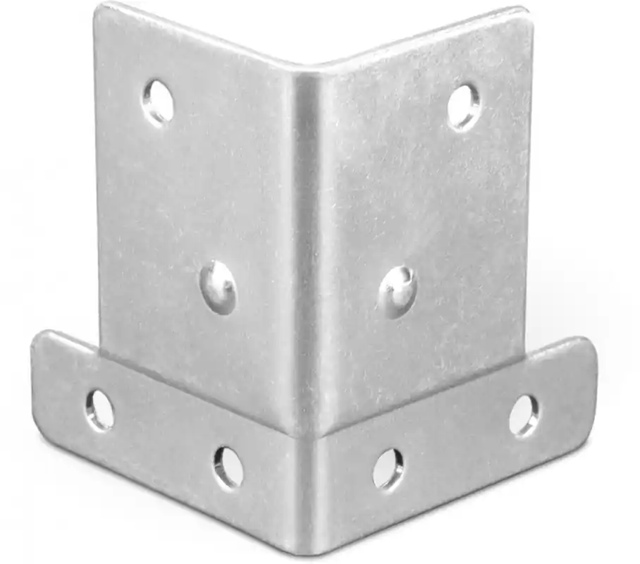 Geprüft Adam Hall Hardware 40433 - L-Ecke 60 mm x 50 mm gekröpft für 6111, verzinkt