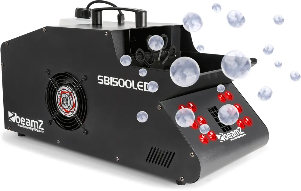 Ausverkauf beamZ SB1500LED Nebel & Seifenblasenmaschine RGB LEDs
