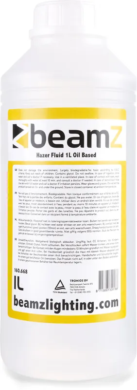 Aktuell beamZ FHF1O Hazer Fluid 1L auf Ölbasis