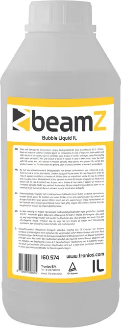 beamZ FBL1 Seifenblasenflüssigkeit 1L Nur Heute