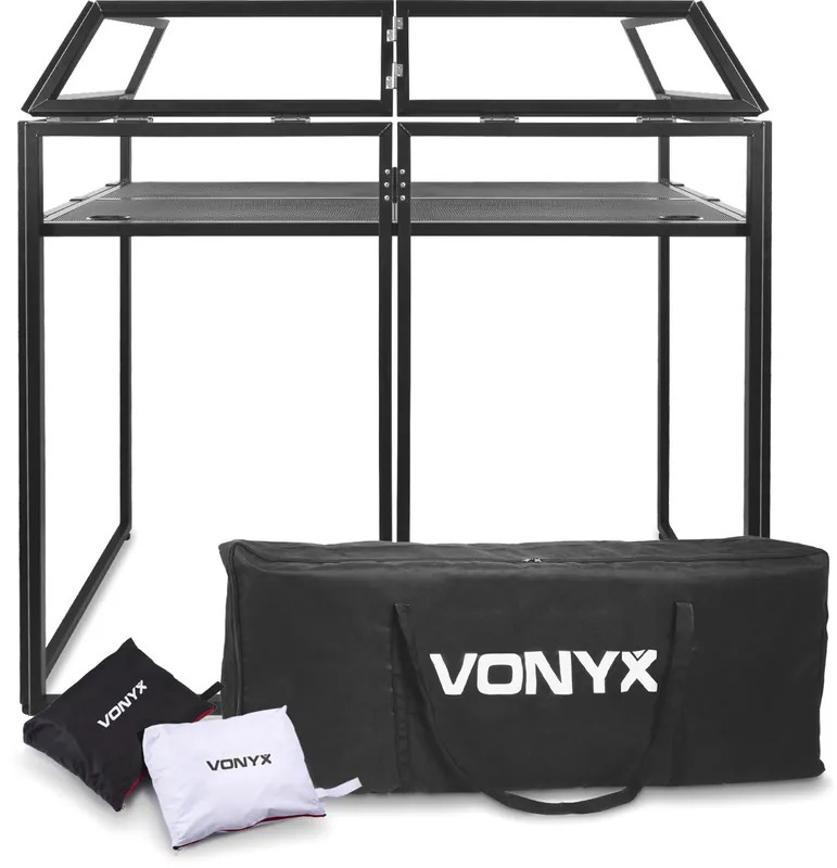 Abverkauf Vonyx DB3 Faltbares DJ-Booth System Pro Medium