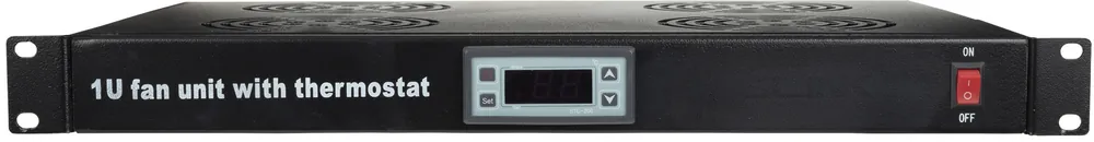 SHOWGEAR 4-Wege, 1U Lüftereinheit mit Temperaturregelung Für 19-Zoll-Rack oder Schrank Bestpreis