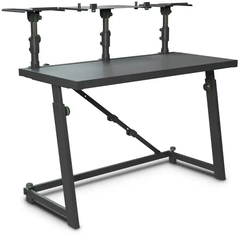 Sonderaktion Gravity FDJT 01 - DJ-Tisch mit flexibler Lautsprecher und Laptop Ablage