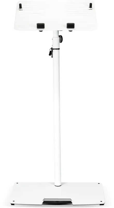 Gravity LTS T 02 W - Universal Laptop-Ständer mit verstellbaren Haltepins und Stahlfuß Garantierte Lieferung