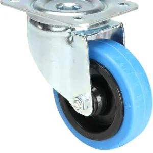 Tente 37033 - Lenkrolle 100 mm mit blauem Rad Meistverkauft