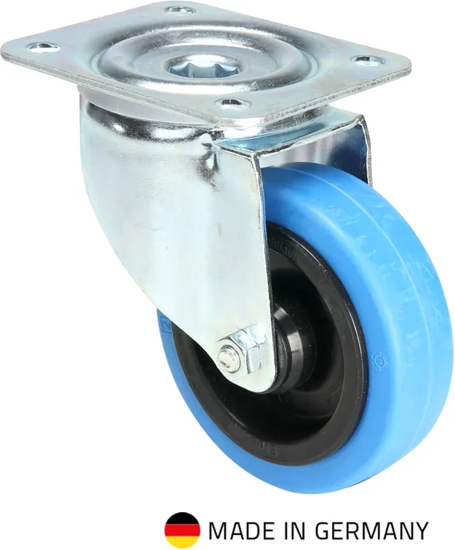 Tente 37033 - Lenkrolle 100 mm mit blauem Rad Meistverkauft