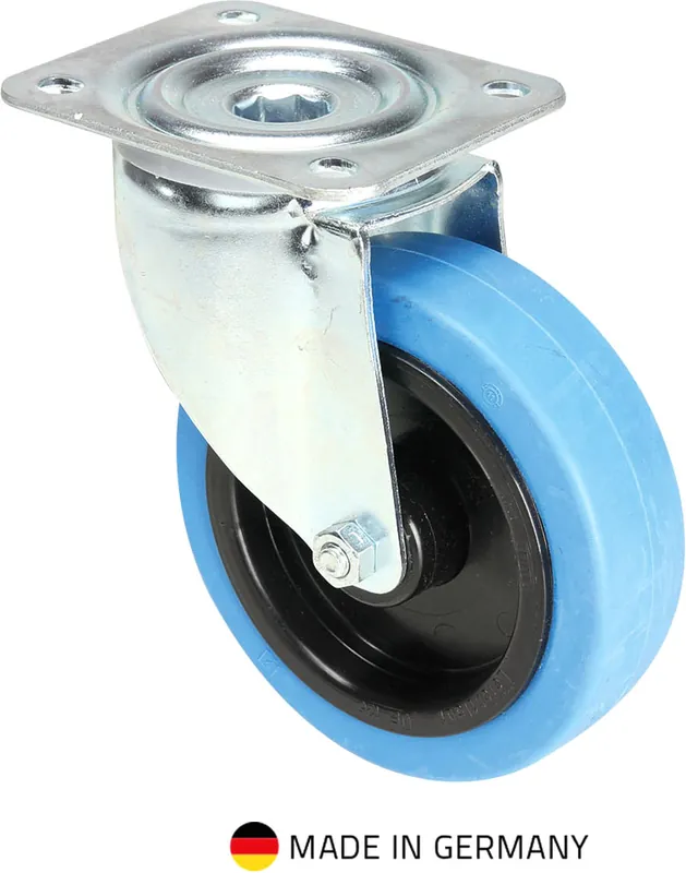 Tente 37035 - Lenkrolle 125 mm mit blauem Rad Sofort Bestellen