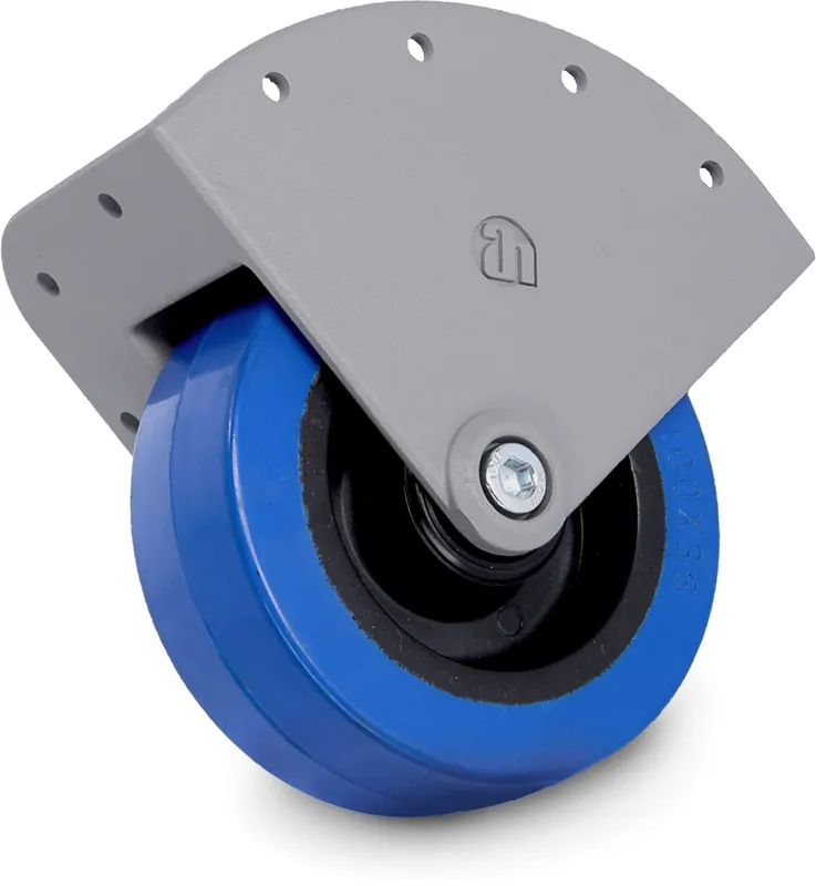 Adam Hall Hardware 37300 S - Eckeinbaurolle 100 mm in Alu-Druckgussgehäuse Gratis Versand