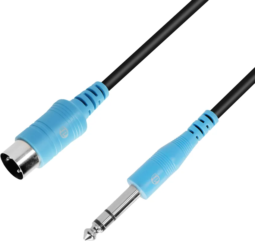Sonderaktion Adam Hall Cables 3 STAR B VMIDI 0300 - TRS Midi Kabel (Typ A) 6,3 mm Klinke TRS auf Midi 5-Pol, 3 m