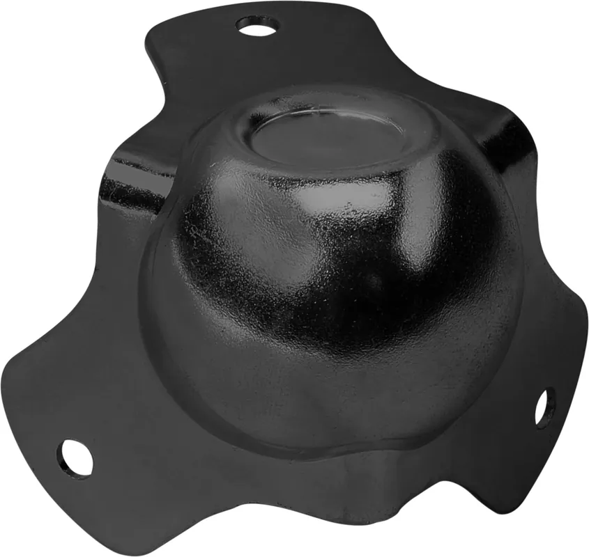 Adam Hall Hardware 4122 BLK - Kugelecke mittel dreischenklig mit Stapelmulde, schwarz Aktuell