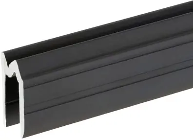 Adam Hall Hardware 6102 BLK - Aluminium-Hybrid-Schließprofil schwarz für 7 mm Material Neue Ware