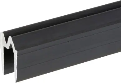Heißes Angebot Adam Hall Hardware 6103 BLK - Aluminium-Hybrid-Schließprofil schwarz für 9,5 mm Material