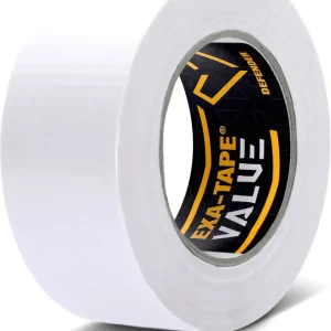 Direkt Vom Hersteller Defender EXA-TAPE-VALUE W 50 - Gewebeklebeband, Weiß, glänzend, 50 mm x 50 m