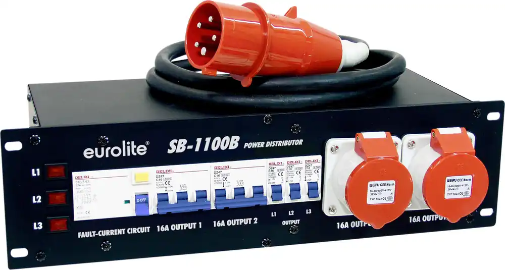 Must-Have EUROLITE SB-1100B Stromverteiler