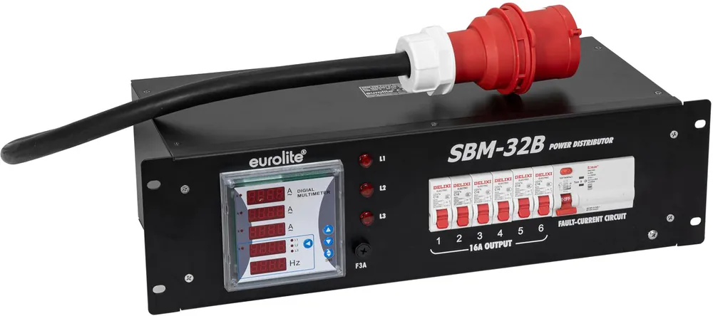 EUROLITE SBM-32B Stromverteiler Geprüft