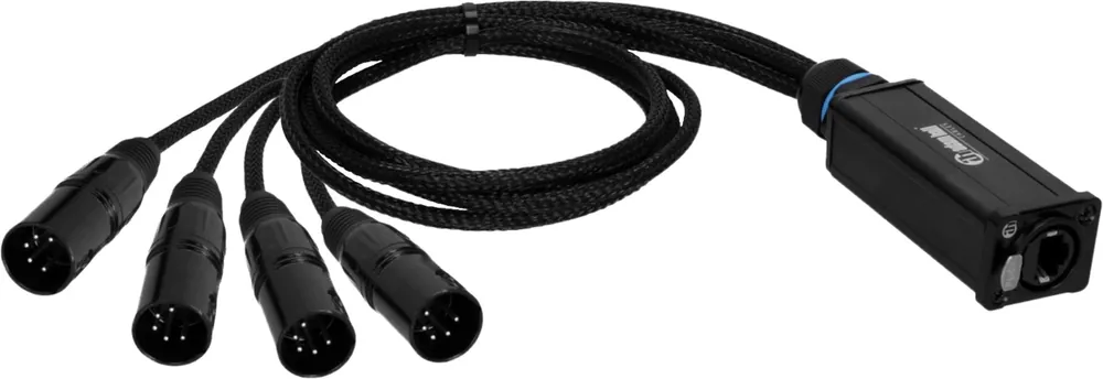 Must-Have Adam Hall Cables 4 STAR CATBOX XM5 - Audio & DMX Adapter 5-Pol XLR Male x Cat.6a