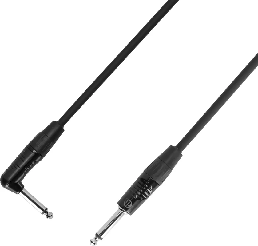 Kracherpreis Adam Hall Cables 4 STAR IPR 0090 - Instrumentenkabel REAN® Winkelklinke TS x Klinke TS | 0,9 m