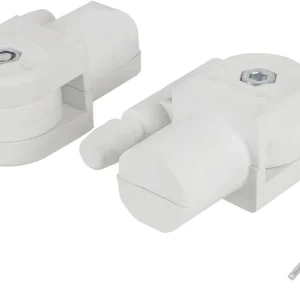 Abverkauf WENTEX Innovative Systems (rund) Vorhanghalter-Adapter-Set Innen-Ø 31 mm – Außen-Ø 36 mm – weiß