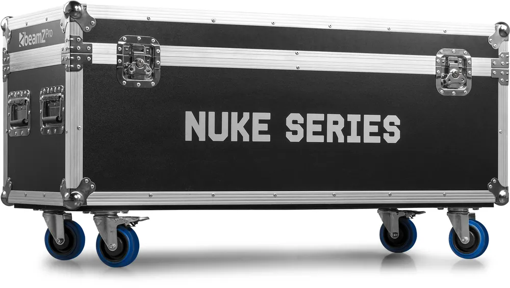 beamZ Pro FLCNL04 Flightcase für 4 Stück NUKE Kostenfreie Lieferung