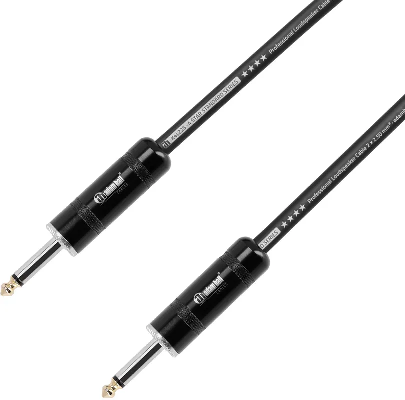 Adam Hall Cables 4 STAR JACK SPEAKER 10m - Lautsprecherkabel | Adam Hall® Klinke TS 2 x 2,5 mm² Geprüft