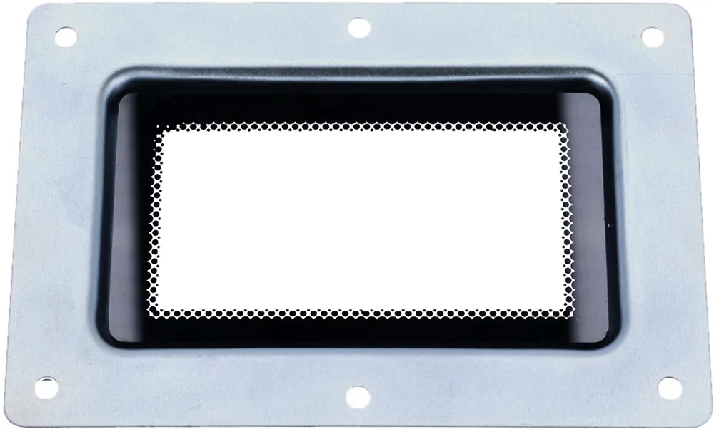 Nur Für Kurze Zeit Adam Hall Hardware 87952 - Bar Code Scan Fenster in Stahl Einbauschschale 114 x x166mm