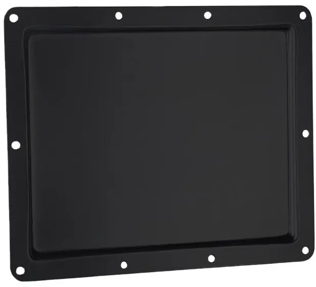 Adam Hall Hardware 88001 D BLK - Einbauschale für Beschriftungsschild 88001, schwarz Garantierte Lieferung