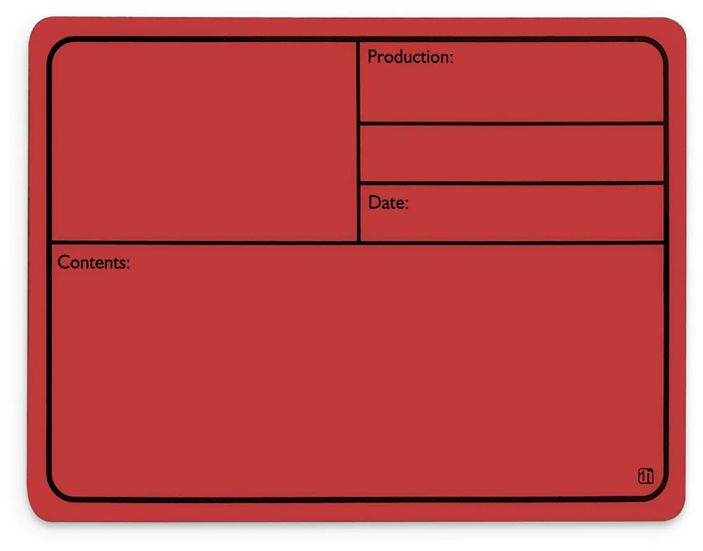 Schnäppchen Adam Hall Hardware 88001 M RED - Beschriftungsschild Kunststoff, magnetisch 177 x127 mm, rot