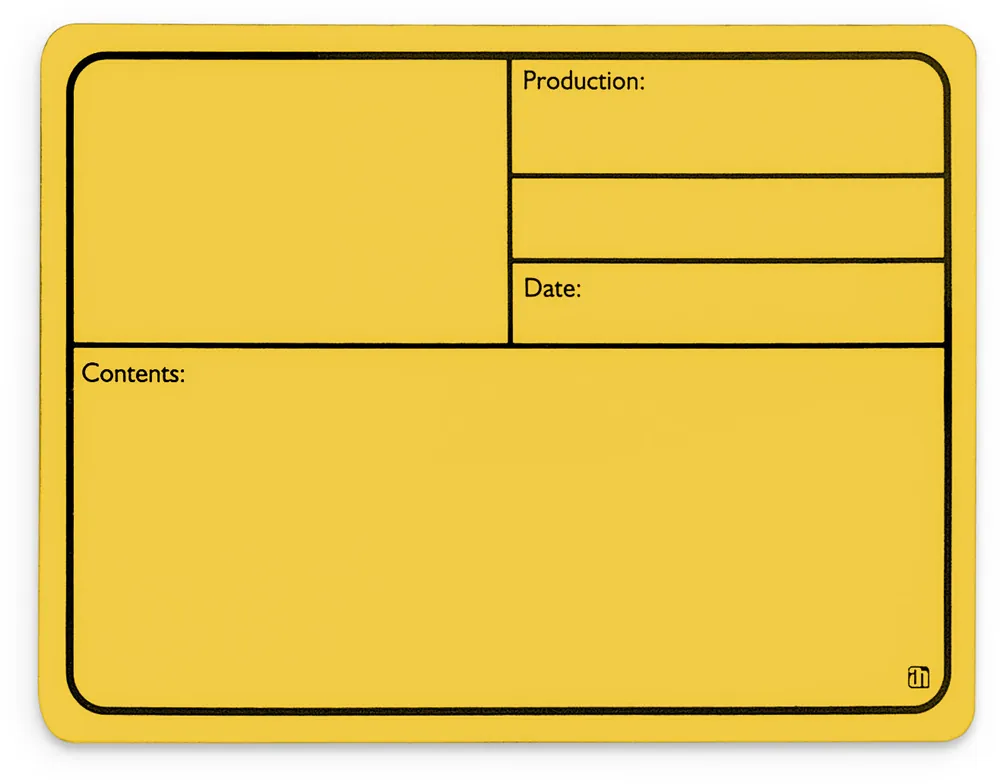 Heißes Angebot Adam Hall Hardware 88001 M YELLOW - Beschriftungsschild Kunststoff, magnetisch 177 x127 mm, gelb
