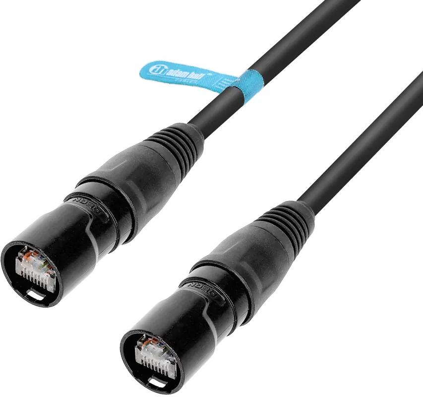 Adam Hall Cables 4 STAR ECON CAT6A IP65 1m - Netzwerkkabel | Cat.6a (S/FTP) Rean® Z-Series IP65 Billig