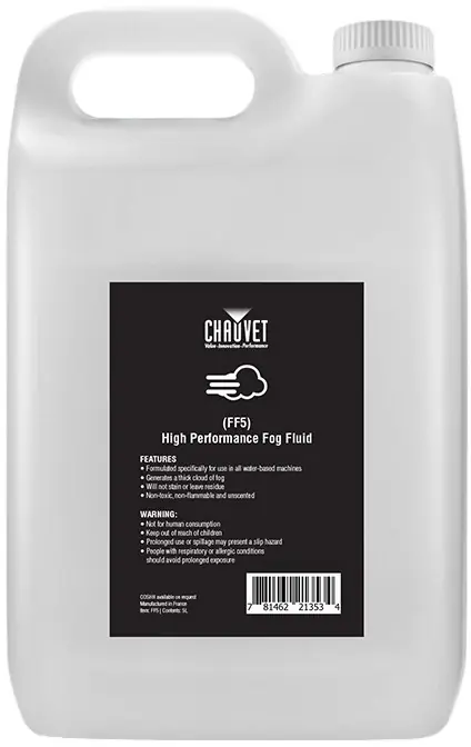 Solange Der Vorrat Reicht Chauvet DJ High Performance Fog Fluid - 4x 5 l. - Nebelfluid