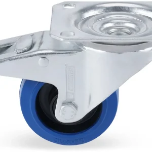 Top-Angebot Riggatec Lenkrolle 80mm BLUE WHEEL mit Bremse