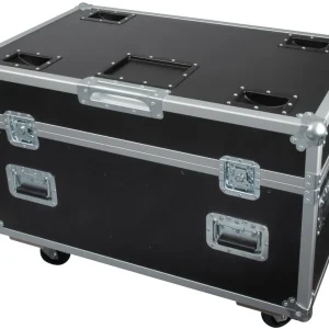 INFINITY-Gehäuse für 4x Furion W402 WashBeam Penn Elcom-Hardware und schwenkbare Räder mit Bremse Neue Ware