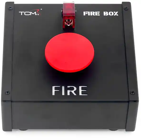 TCM FX Fire Box, Roter Auslöseknopf für elektrische Abschusseinheiten Gratis Versand