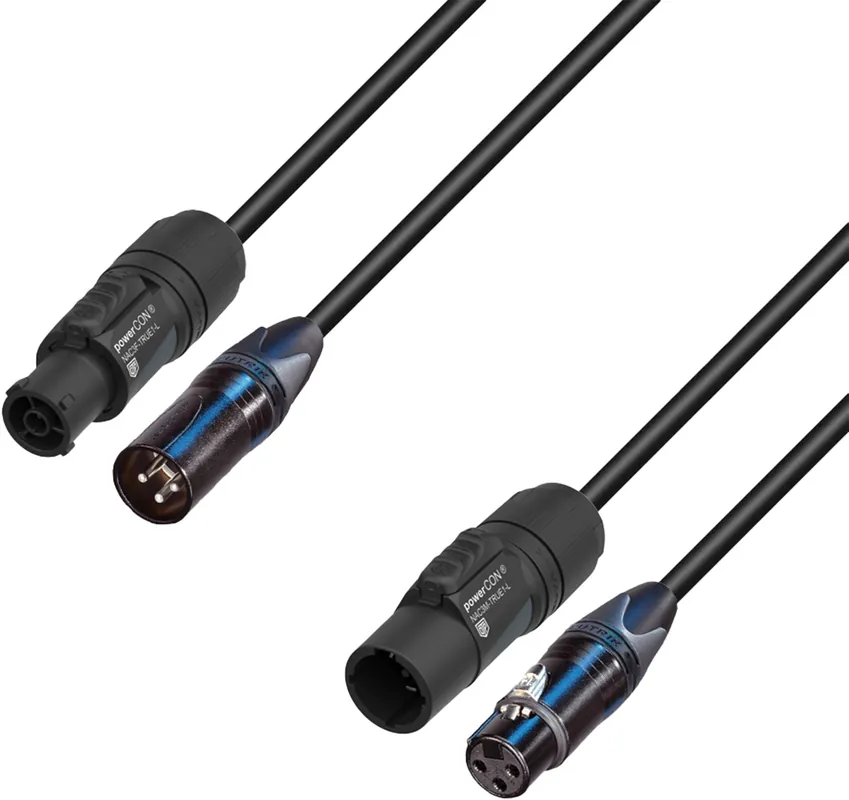 Adam Hall Cables 5 STAR H TCON A 0300 - Hybridkabel Audio | Neutrik® XLR x TRUE1® | 3 m Günstig