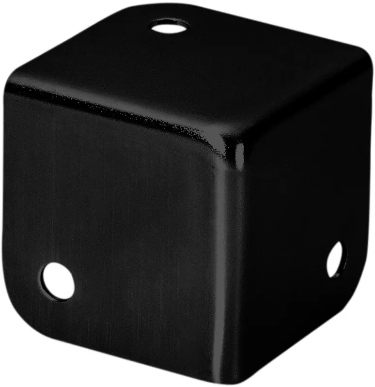 Kostenfreie Lieferung Adam Hall Hardware 4000 BLK - Ecke quadratisch, klein, schwarz