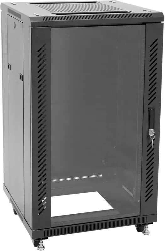 ROADINGER SSC-16 Stahlschrank mit Glastür 16HE Top-Preis
