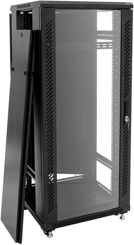 Sichere Zahlung ROADINGER SSC-20 Stahlschrank mit Glastür 20HE