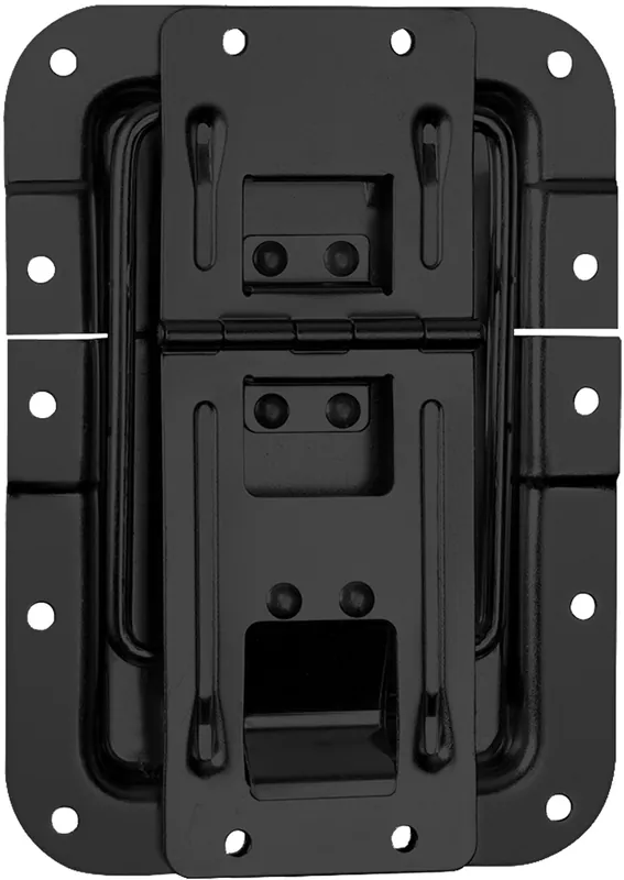 Adam Hall Hardware 270837 BLK - Deckelfeststeller groß, gekröpft, mit Scharnier Günstig