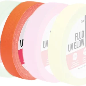 Gratis Versand Advance Tapes AT215 Fluoreszierendes Gaffa-Klebeband Orange Orange – 19 mm – 25 m